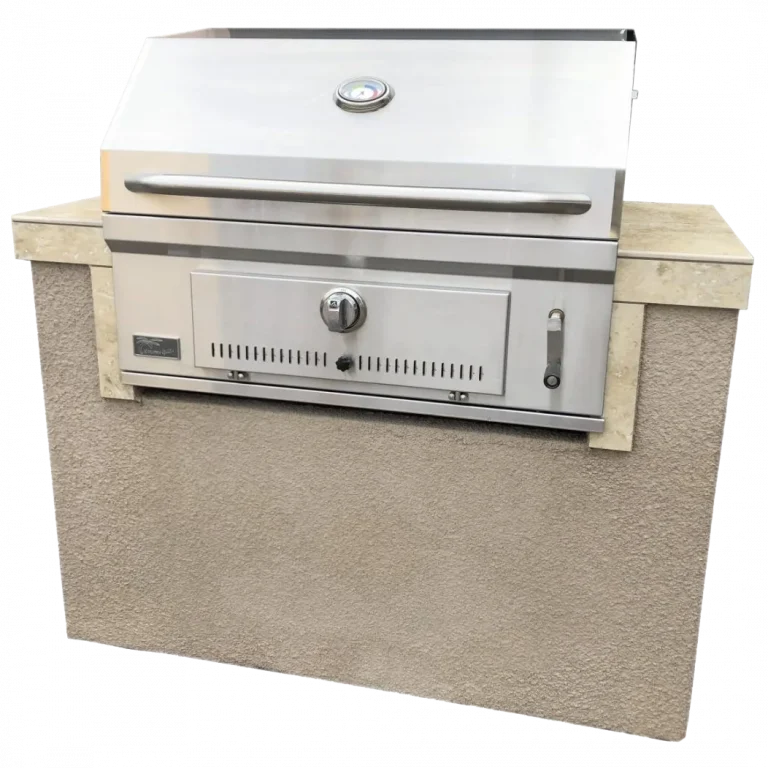 Kokomo St. Martin 4' Charcoal Built In BBQ Island
