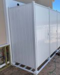 Avcon Enclosures C2 36" - Four Sided Tripple Enclosure 80" White Walls