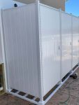 Avcon Enclosures C2 46" - Four Sided Tripple Enclosure 80" White Walls