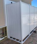 Avcon Enclosures C2 46" - Four Sided Tripple Enclosure 80" White Walls
