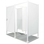 Avcon Enclosures D4 46" X 46" - Double Enclosure 72" Walls