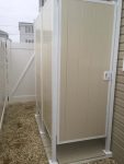 Avcon Enclosures D2 36" X 36" - Three Sided Double Enclosure 80" Walls