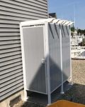 Avcon Enclosures D2 36" X 36" - Three Sided Double Enclosure 80" Walls