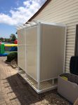 Avcon Enclosures D3 46" X 46" - Double Enclosure 80" Walls