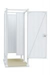Avcon Enclosures D4 36" X 36" - Double Enclosure 80" Walls