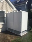 Avcon Enclosures D4 46" X 46" - Double Enclosure 80" Walls