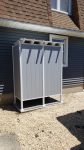 Avcon Enclosures D6 36" X 36" - Four Sided Double Enclosure 72" Walls