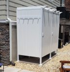 Avcon Enclosures D8 46" X 46" - Four Sided Double Enclosure 72" Walls