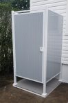 Avcon Enclosures S1 46" X 46" - Three Sided Enclosure 80" Walls