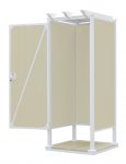 Avcon Enclosures S2 36" X 36" - Four Sided Enclosure 80" Walls