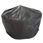 30" Fire Pit With Charcoal Grill And Spark Screen