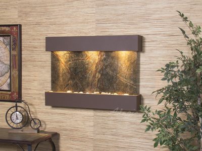 Rainforest Green Marble – Woodland Brown – White