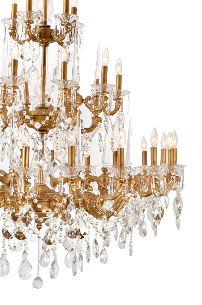 Riviera Grand Chandelier Gold