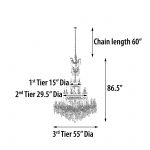 Riviera Grand Chandelier Gold