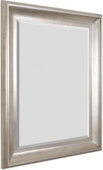 The Sterling Mirror 36X48 Silver with Champagne Wash - Image 2