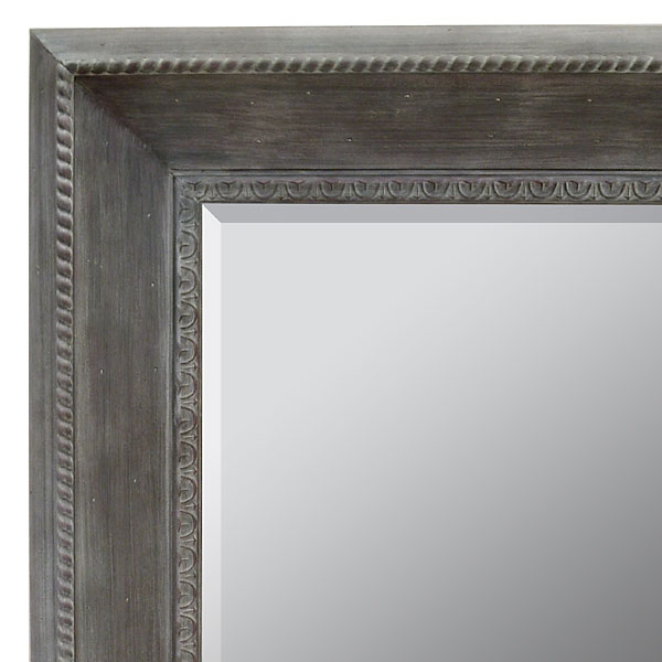 11215066 Seasoned Grand Mirror 24X36 Distressed Seasoned Wood - Image 1