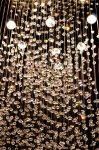 Grand Crystal Column Chandelier