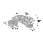 Hawthorne Sectional with Ottoman 4 Piece Set (KIT) - Image 4