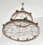 Two Tier Ridge Line 56" Chandelier - Image 2