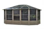 Gazebo Penguin - Florence - Solarium 12x15 Polycarbonate Roof - Image 2