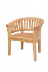 Anderson Teak Curve Armchair Extra Thick Wood