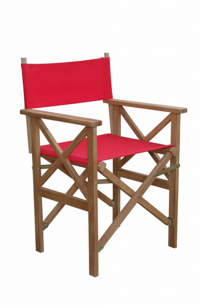 Anderson Teak Director Folding Armchair w/ Canvas (sold as a pair)