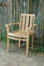 Anderson Teak Classic Stackable Armchair (Fully Built & 4 pcs in a box) - Image 3