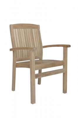 Anderson Teak Sahara Stackable Dining Armchair