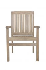 Anderson Teak Sahara Stackable Dining Armchair - Image 2