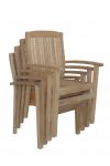 Anderson Teak Sahara Stackable Dining Armchair