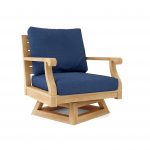 Anderson Teak Riviera Swivel Armchair + Cushion - Image 4