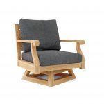 Anderson Teak Riviera Swivel Armchair + Cushion - Image 7