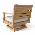 Anderson Teak Riviera Swivel Armchair + Cushion - Image 2