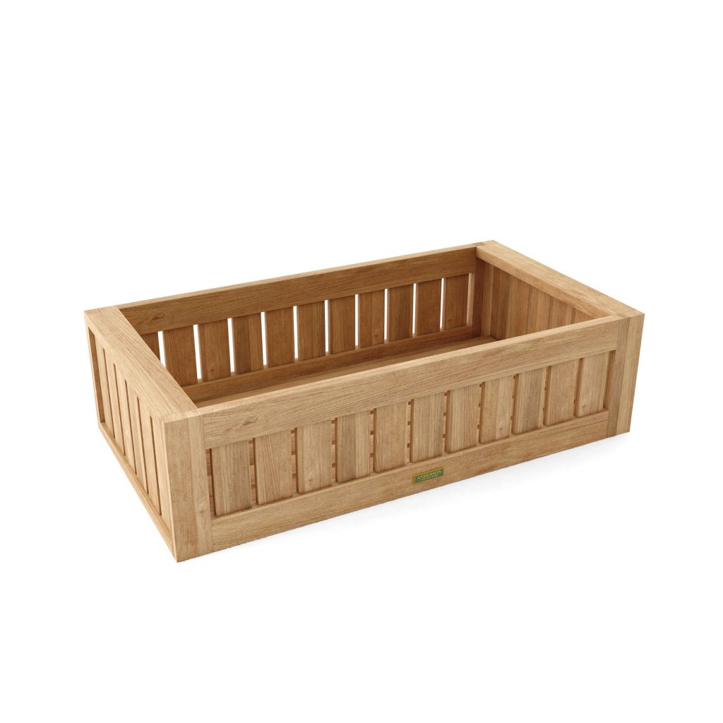 Anderson Teak Straight Modular Planter