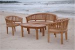 Anderson Teak Curve 4-Pieces Conversation Set - Image 5