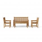 Anderson Teak Classic 3-Seater 4-Pieces Conversation Set - Image 2