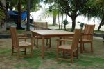 Anderson Teak Windsor Chicago 5-Pieces Dining Table Set - Image 3