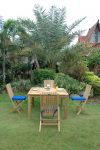 Anderson Teak Windsor Comfort Chair 7-Pieces Folding Dining Set