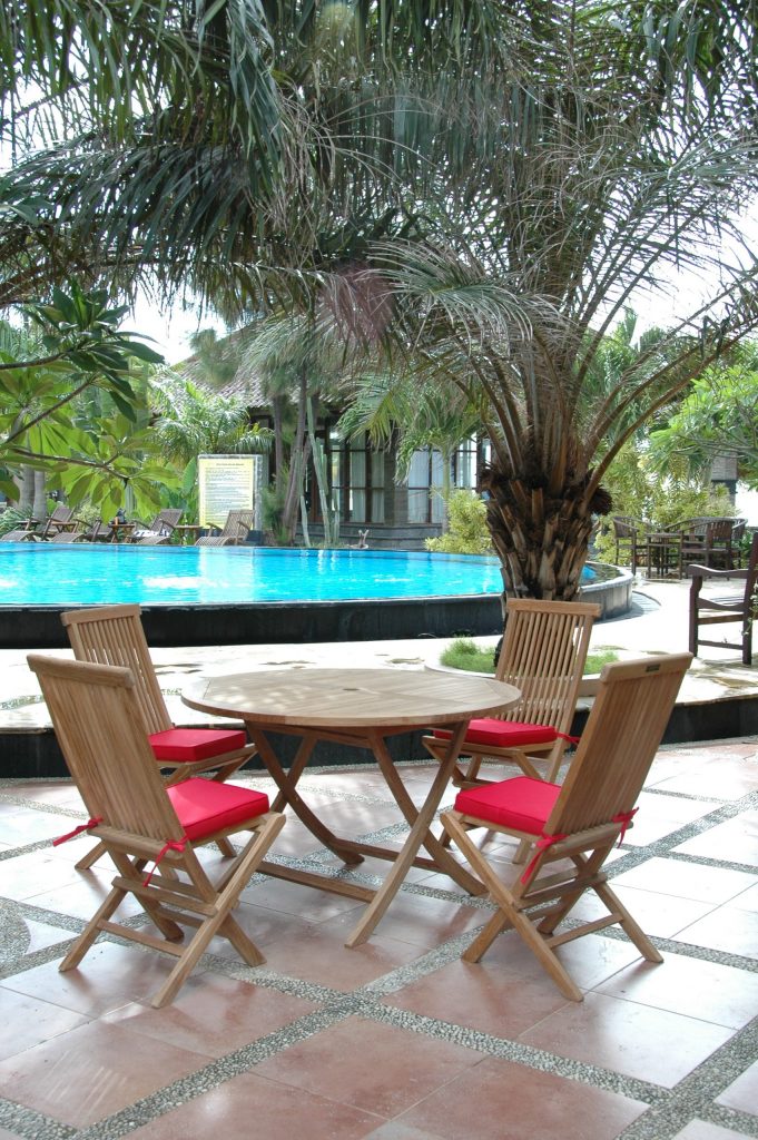 Anderson Teak Classic Bahama 5-Pieces Folding Dining Set