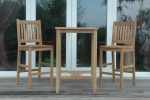 Anderson Teak Bahama Avalon 3-Pieces Square Bar Set - Image 3