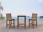 Anderson Teak Bahama Avalon 3-Pieces Square Bar Set