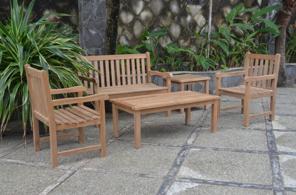 Anderson Teak Classic 2-Seater 5-Pieces Conversation Set