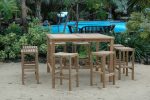 Anderson Teak Windsor Montego 9-Pieces Square Bar Set - Image 2