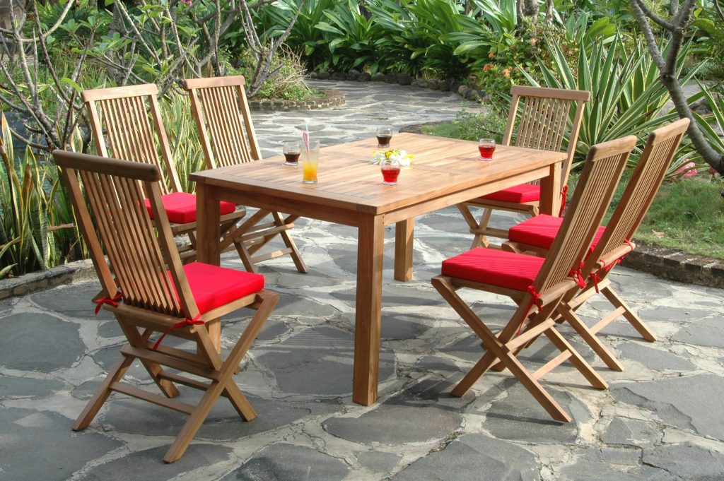 Anderson Teak Montage Bristol 7-Pieces Dining Set
