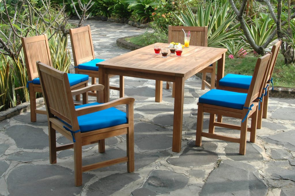 Anderson Teak Montage Chester 7-Pieces Dining Set
