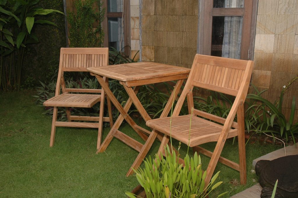 Anderson Teak Windsor 3-pieces Square Bistro Set