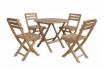 Anderson Teak Chester Alabama 5-Pieces Bistro Set
