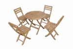 Anderson Teak Chester Alabama 5-Pieces Bistro Set - Image 2