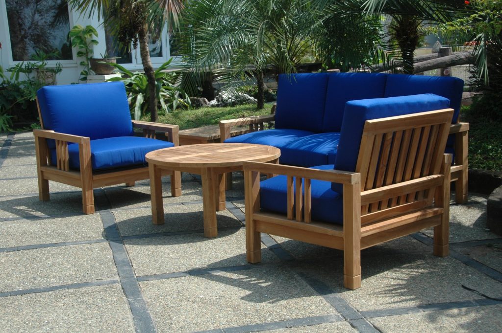 Anderson Teak SouthBay Deep Seating 5-Pieces Conversation Set C