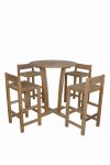 Anderson Teak Descanso Sedona 5-Pieces Bar Table